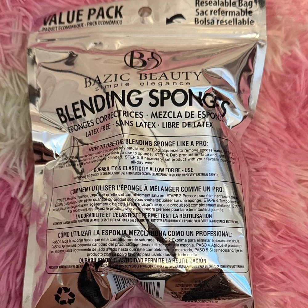 Blending Sponges - Pink & Cream Set